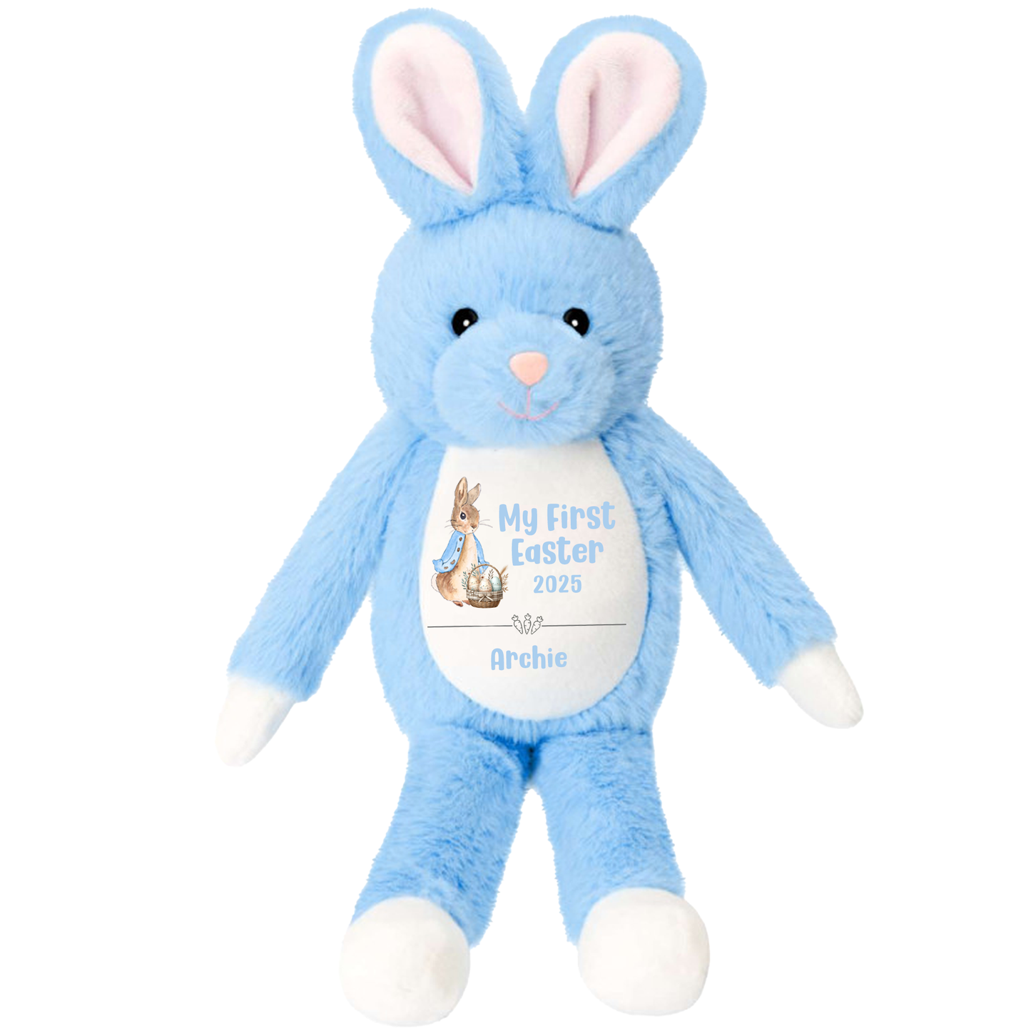 Personalised 1st Easter - Blue BabyGrow Sleepsuit Gift