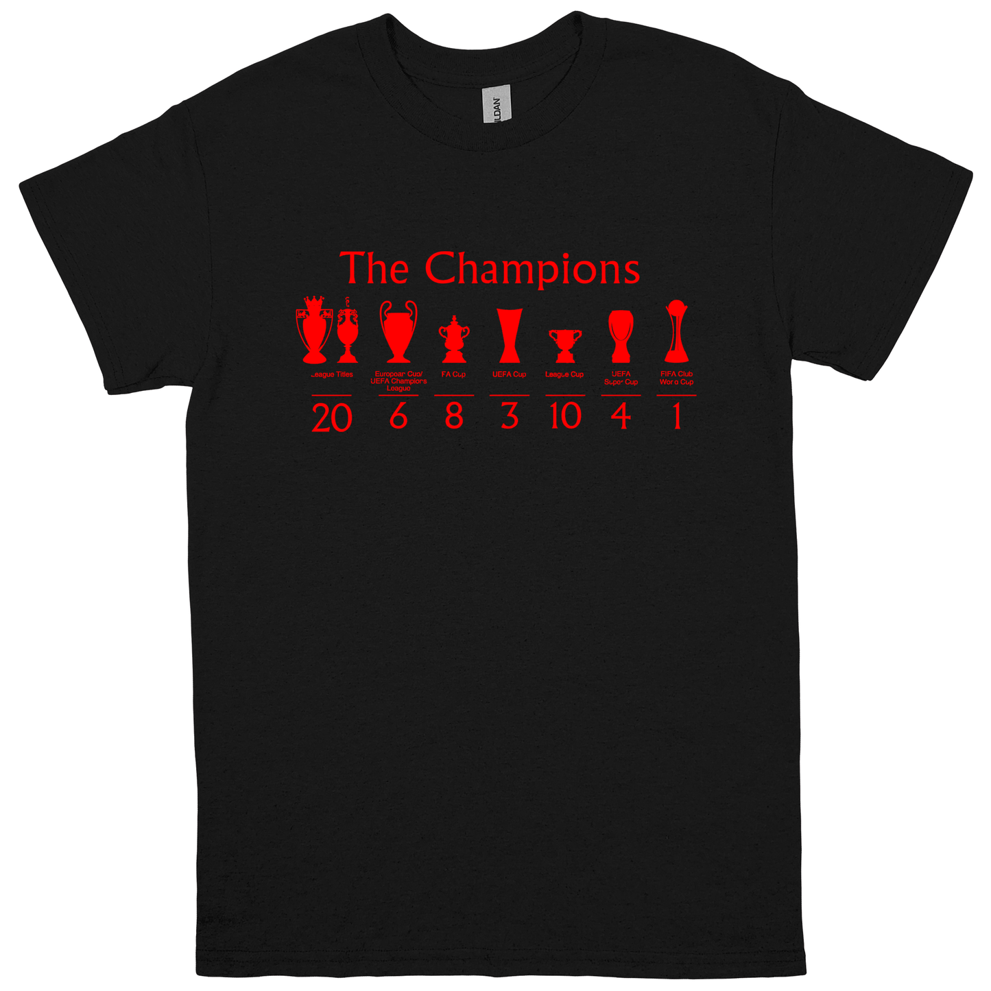 The Champions - Liverpool Titles T-Shirt
