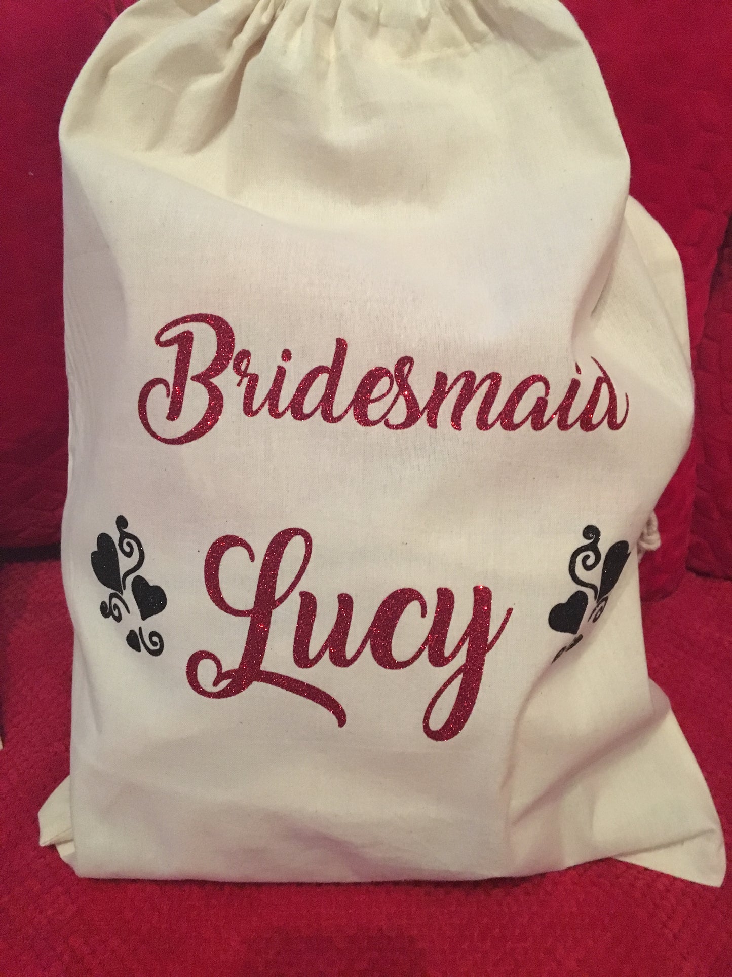Personalised Wedding Shoes/Pumps Dust Bag